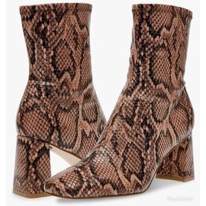 Revolve Steve Madden Harli Ankle Boot in Snake NWOT